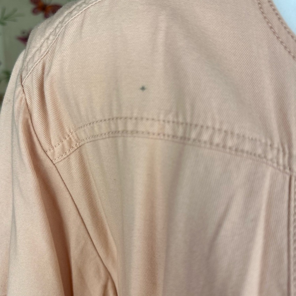 Madewell Size 14‎ Pink Top-Stitched Coverall Jumpsuit Bashful Blush pink - Picture 5 of 12